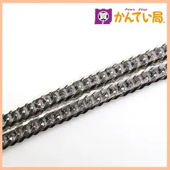 Pt850 6面ダブルネックレス 55cm 12.3g ユニセックス  プラチナ アクセサリー Pt
