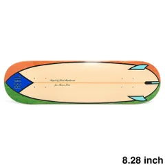 REAL DECK リアル デッキ MASON SILVA SPEED EGG GREEN ORANGE STAIN 8.28　スケートボード スケボーのサムネイル