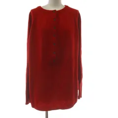 ジャーナルスタンダード レリューム JOURNAL STANDARD relume ニット セーター F 長袖 ハーフボタン 赤 レッド /LP