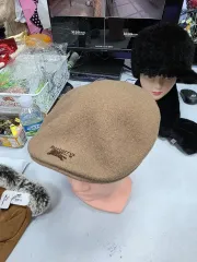 バーバリー イングランド産 ハンチングキャップ ベージュ 帽子