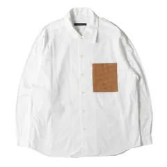 SOPHNET ソフネット シャツ ホワイト 白 サイズ:L | 23SS Kvadrat デザイン ポケット コットンブロード シャツ(POCKET REGULAR COLLAR BIG SHIRT) | トップス カジュアルシャツ【メンズ】【中古】のサムネイル