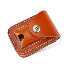 タバコケース 煙草入れ ライター ジッポ たばこ シガレットケース シガーケース (キャメル)