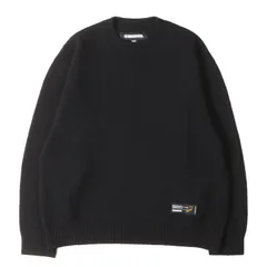 【美品】NEIGHBORHOOD ネイバーフッド ニット ブラック 黒 サイズ:XL | 25AW クルーネック ウールニット セーター (PLAIN CREWNECK SWEATER) | トップス【メンズ】【中古】