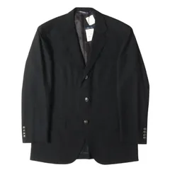 【新品】POLO Ralph Lauren ポロ ラルフローレン ジャケット ブラック 黒 サイズ:C100-W92-T175 B6 | 00s 銀ボタン トロピカルウール 段返り3B テーラード ジャケット | 日本製 上着 アウター ブルゾン【メンズ】