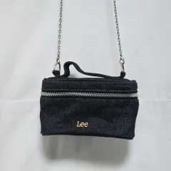 リー デニム ミニ ポーチ チェーンクロスバッグ 0102