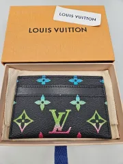 限定モデル）新品 Louis Vuitton ルイヴィトン ダブル カードホルダー ブラック マルチカラー モノグラム