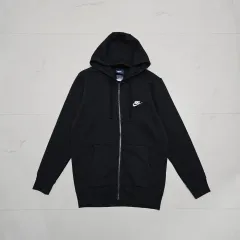 S 90-95) NIKE ナイキ 起毛 ジップアップパーカー