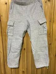 グレー カーゴ ジョガー パンツ