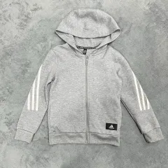 128 アディダス キッズ フーディー ジップアップ