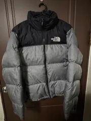 THE NORTH FACE ザノースフェイス ヌプシ ヘザースペース グレー L
