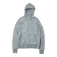 中古 NIKE ナイキ 起毛 グレー ジップアップ フーディー M