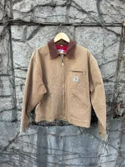 80s Carhartt カーハート ヴィンテージ 6qlj HARDフェイディング デトロイト ウォーク ジャケット