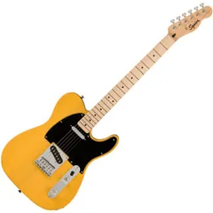 【新品・メーカー保証付】Squier by Fender Squier Sonic Telecaster, Maple Fingerboard, Black Pickguard, Butterscotch Blonde〈スクワイア フェンダー〉のサムネイル