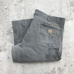 Carhartt　カーハート　ペインターパンツ　ボトムス　ワークパンツ　古着　グレー　灰色　W43 L30