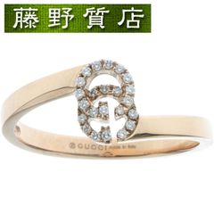 (美品) グッチ GUCCI GG ランニング ダイヤ リング #10 約 10号 K18 PG ピンク ゴールド ダイヤモンド 457127 指輪 グッチ リング レディース 中古指輪 ring 女性 ダイヤモンドリング グッチリング ggリング 8482