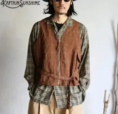 KAPTAIN SUNSHINE (キャプテンサンシャイン) シルク混 シルクブレンド ベルティット ベスト 38