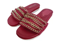 k03260112039　CECIL McBEE　サイズ表記無し　赤×金　　シューズ　サンダル　通年