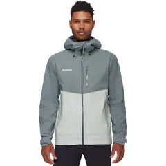 マムート メンズ アウター ジャケット・ブルゾン フーデッドジャケット ジャケット Mammut Alto Guide HS Hooded Jacket Mens Silver SageStrataのサムネイル