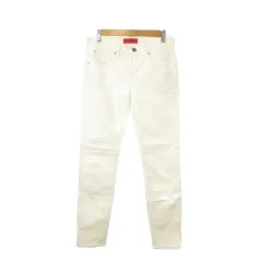 レッドカード RED CARD デニム ジーンズ 23 白 ホワイト 無地 スキニー ストレッチ /AH14 ■ECC002