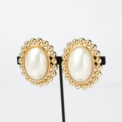 ■美品■Christian Dior クリスチャンディオール ヴィンテージ イヤリング ゴールド ドイツ製 ブランド古着【中古】20260325/RA8750