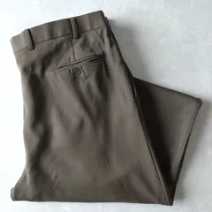 ■古着 Brooks Brothers ブルックスブラザーズ スラックスパンツ 2タック カナダ製 オリーブグリーン 実寸W37L29【L5832】