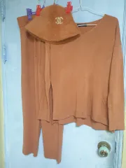 ニット上下セット + ニット帽