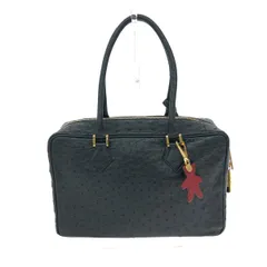LEATHER JEWELS レザージュエルズ ハンドバッグ  オーストリッチ    ブラック レディース / 240001194442のサムネイル