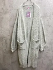 新品 Amiuu wink アミュウィンク シャギー ロング カーディガン sizeF/グレー ◇■レディース