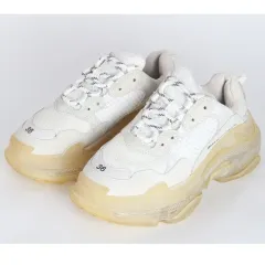 バレンシアガ トリプルS クリアソール 白 39 (260)