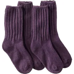 エルエルビーン メンズ アンダーウェア 靴下 ウール LLBean Merino Wool Ragg 10in Sock 2Pack EggplantEggplantのサムネイル