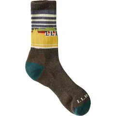 エルエルビーン メンズ アンダーウェア 靴下 LLBean Katahdin Mountain Hiker Socks HazelnutShadow Green グリーンのサムネイル