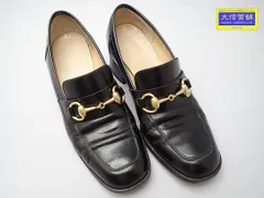 GUCCI グッチ ホースビット レディース パンプス 34.5 ブラック 中古B 【送料無料】 A-9214【質屋出品】