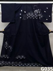振袖 桂由美 仮絵羽 金通し 刺繍 金駒 金彩 紋意匠 正絹 未仕立て品 八 