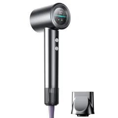 【人気商品】NTC温度制御・過熱損傷防止 4段階温度&2段階風量調節 小型 メモリー機能 ヘアドライヤー 高濃度マイナスイオン 軽量 コンパクト ノズル付き 静音 旅行/トラベル 大風量1300W ナノケア ペット/家族 ドライヤー人気