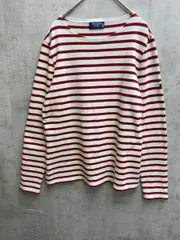 SAINT JAMES セントジェームス フランス製 ボーダー ボートネック バスクシャツ 長袖 Tシャツ sizeINTL S/赤ｘ白 ■◇レディース