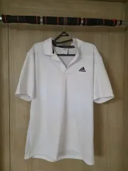 アディダス 白 ポロTシャツ