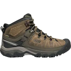 キーン メンズ シューズ ブーツ・レインブーツ レザー KEEN Targhee III Mid Leather Waterproof Hiking Boot Mens Bungee CordBlack ブラック