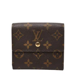 ルイ ヴィトン モノグラム ポルトモネ ビエ カルト クレディ  M61652 ブラウン PVC レザー レディース LOUIS VUITTON【1-0258953】