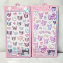 【正規品】クロミ 2枚セット ドロップシール 立体 ぷくぷくシール 海外ライセンス品 サンリオ シールセット