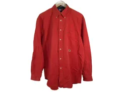 k05260116104　TOMMY HILFIGER　Mサイズ　Red　　トップス　長袖シャツ　通年
