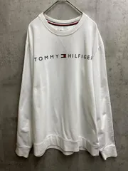 TOMMY HILFIGER トミーヒルフィガー プリント ロング Tシャツ sizeL/G/白  ■◇メンズ