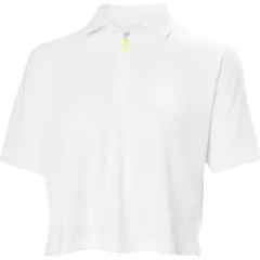 ヘリーハンセン レディース トップス Tシャツ ポロシャツ Helly Hansen Inshore Zip Crop Polo Shirt Womens White ホワイト