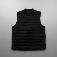 モンベル 軽量 ダウン ベスト ブラック (105)