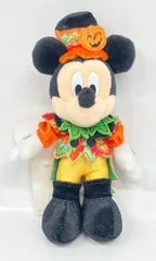 東京ディズニーランド ぬいぐるみバッジ Disney's HALLOWEEN 2013 ミッキー(オレンジ/紅葉)/ハッピーハロウィーンハーベスト 30周年