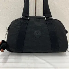 1112　KIPLING　キプリング ハンドバッグ　トートバッグ　ミニトート ブラック　ゴリラチャーム付き　ナイロン　肩がけのサムネイル
