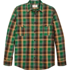 フィルソン メンズ トップス シャツ Filson Lightweight Alaskan Guide Shirt Mens YellowGreenGray Plaid グレーのサムネイル