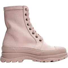 フリーピープル レディース シューズ ブーツ・レインブーツ レース Free People Camp Out Canvas Lace Up Boot Womens Naturalのサムネイル