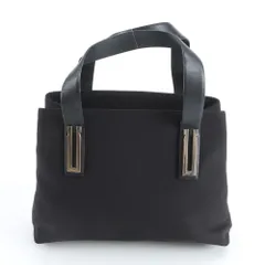 美品 サルヴァトーレフェラガモ レザー トート バッグ 肩掛け ショルダー ハンド ブラック 黒 シルバー 金具 レディース RWE DS19-2【中古】