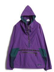 【お得なクーポン配布中!】 90s エルエルビーン ナイロン アノラック パーカー ジャケット レディース L 古着 オールド ハーフジップ プルオーバー パッカブル マンパ