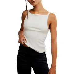 フリーピープル レディース トップス タンクトップ Free People Mia Tank Top Womens Ivory アイボリーのサムネイル